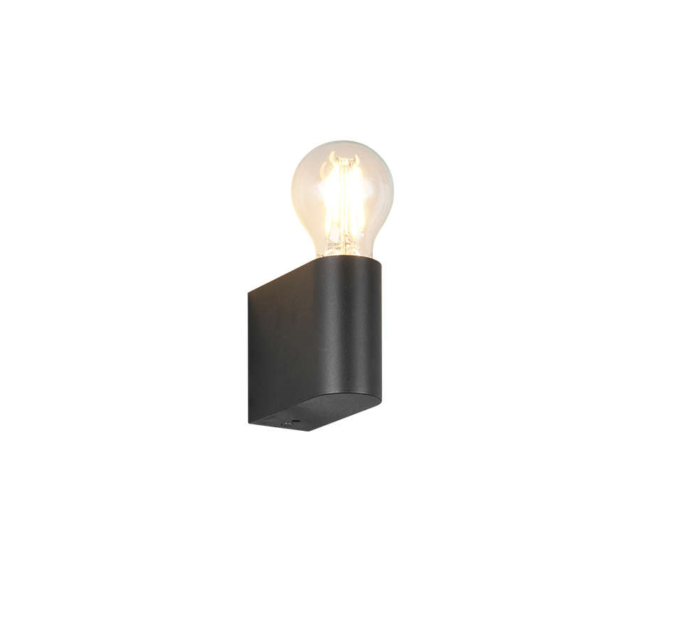 PRATELLA | Wall lamp | Black mat | Plastic