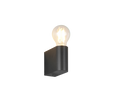 PRATELLA | Wall lamp | Black mat | Plastic