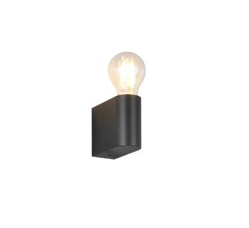 PRATELLA | Wall lamp | Black mat | Plastic