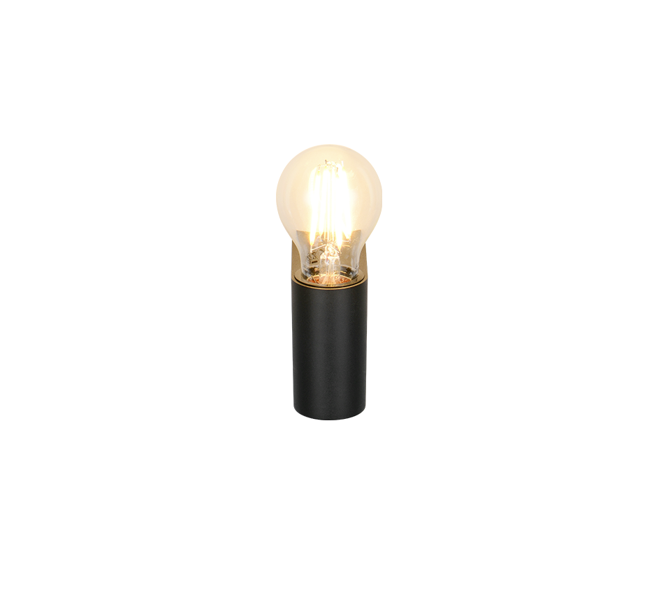 PRATELLA | Wall lamp | Black mat | Plastic