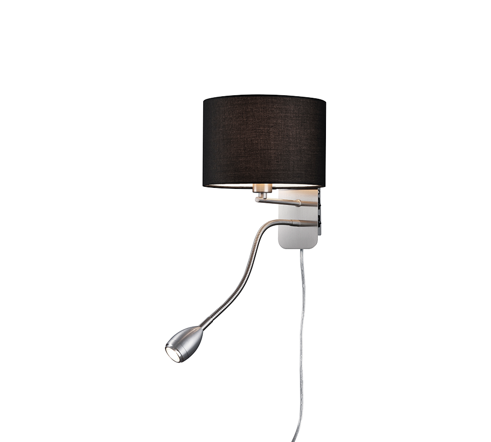 HOTEL | Wall lamp | Nickel mat | Metal