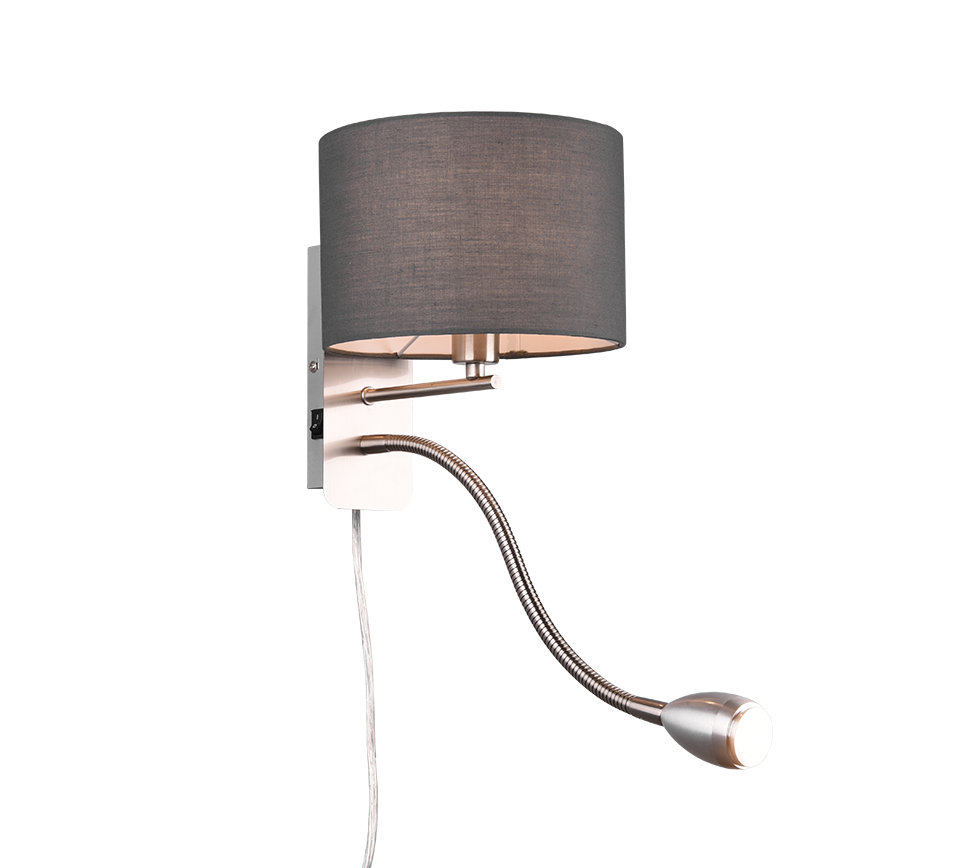 HOTEL | Wall lamp | Nickel mat | Metal