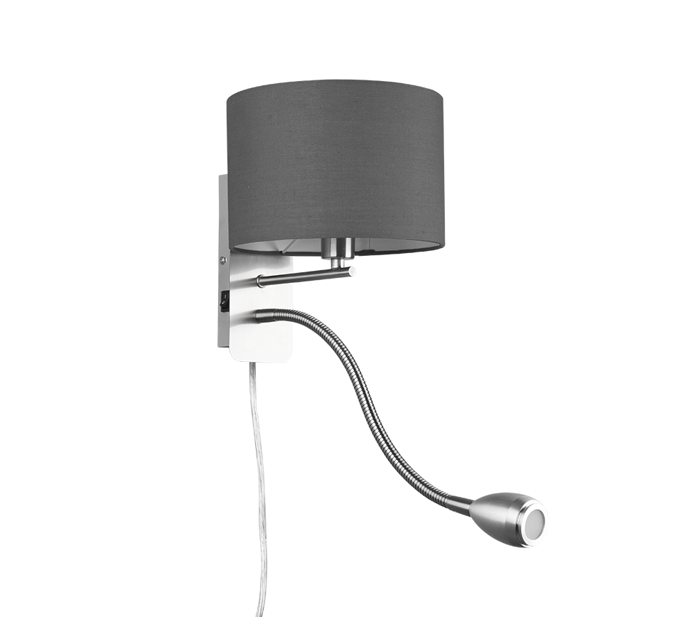 HOTEL | Wall lamp | Nickel mat | Metal