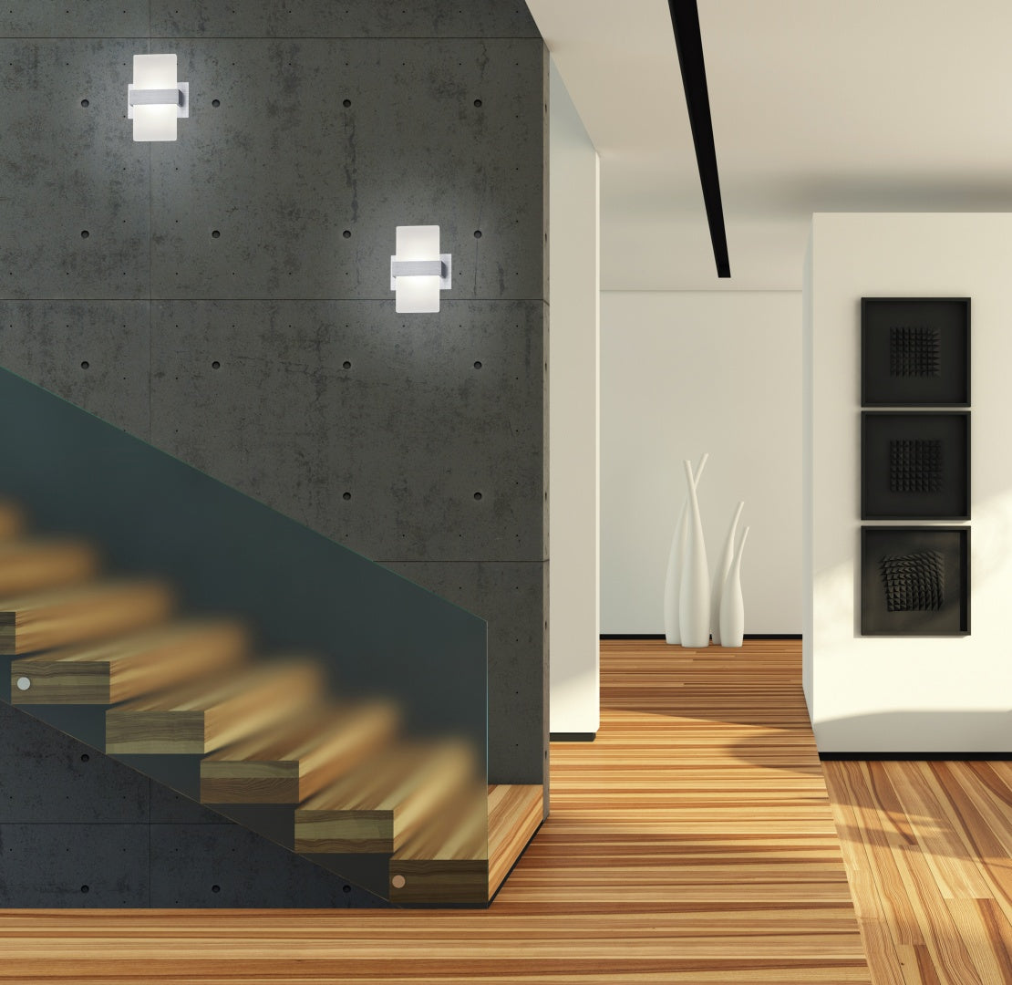PLATON | Wall lamp | Brushed aluminium | Aluminium