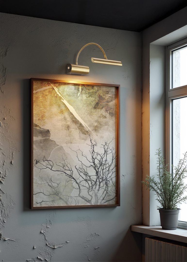 CURTIS | Wall lamp | Old brass | Metal