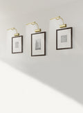 CURTIS | Wall lamp | Brass mat | Metal