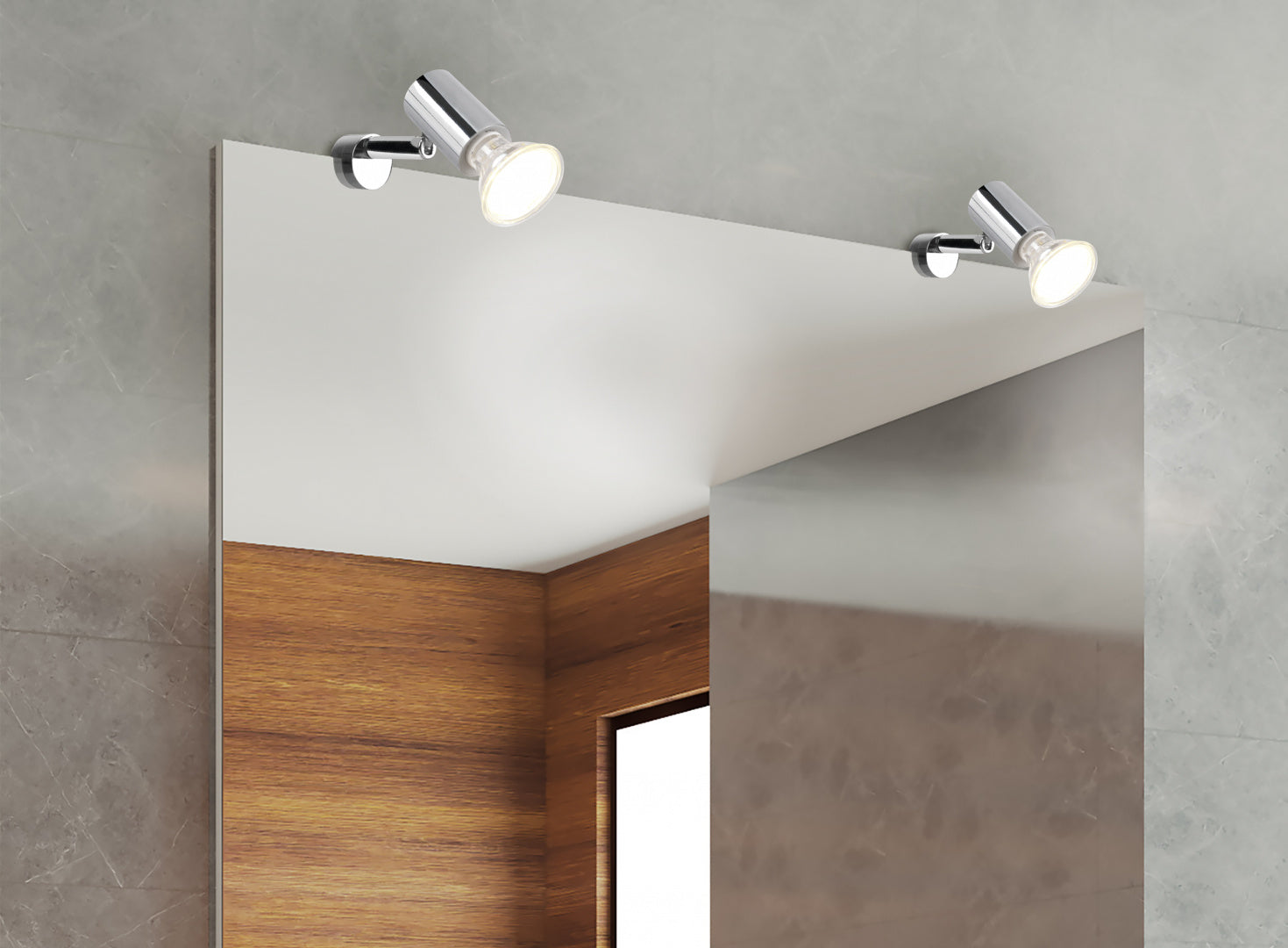 LORENZO | Wall lamp | Chrome | Metal