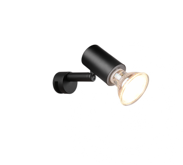 LORENZO | Wall lamp | Black mat | Metal