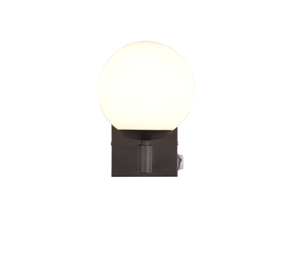 KULA | Wall lamp | Black mat | Metal