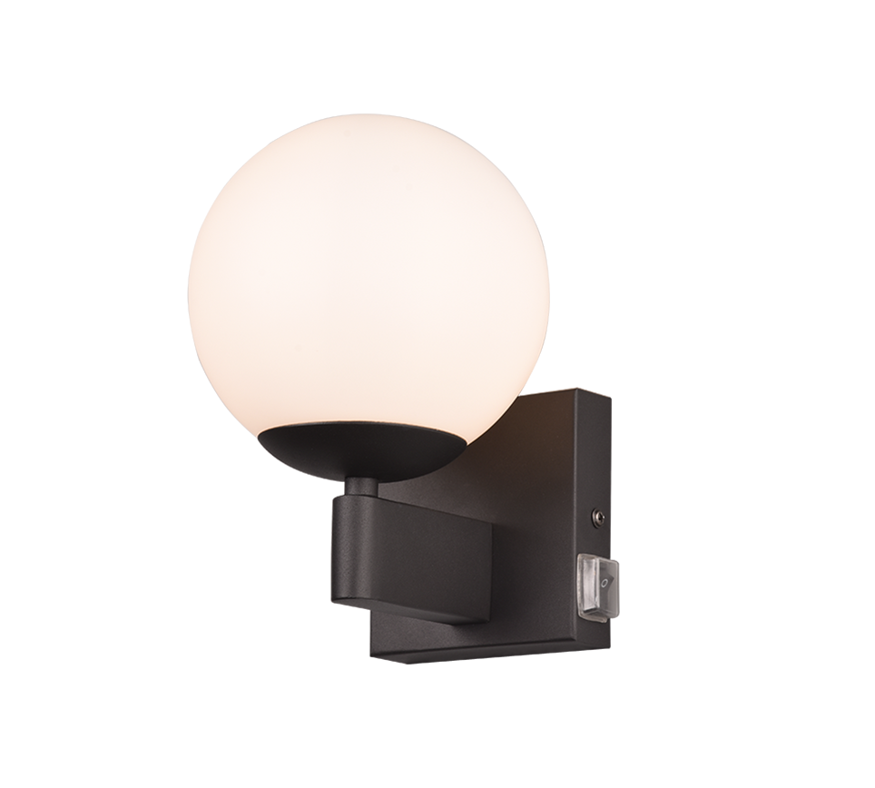 KULA | Wall lamp | Black mat | Metal