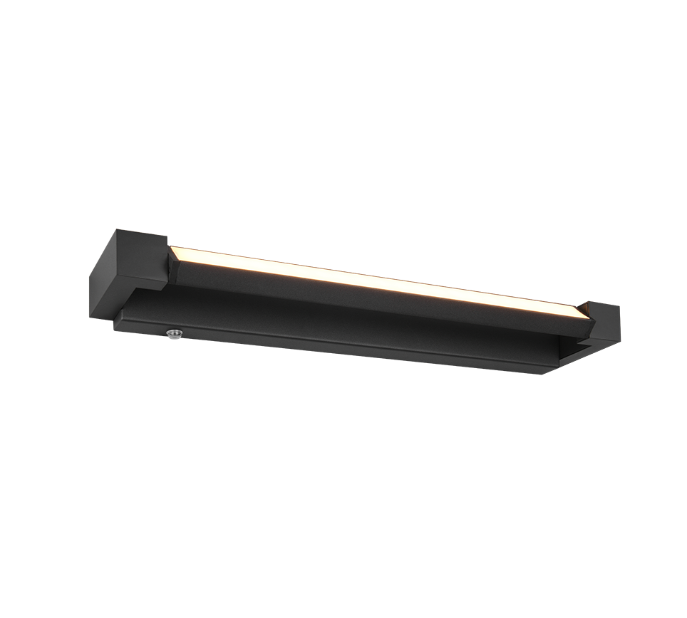 FABRIZIO | Wall lamp | Black mat | Aluminium