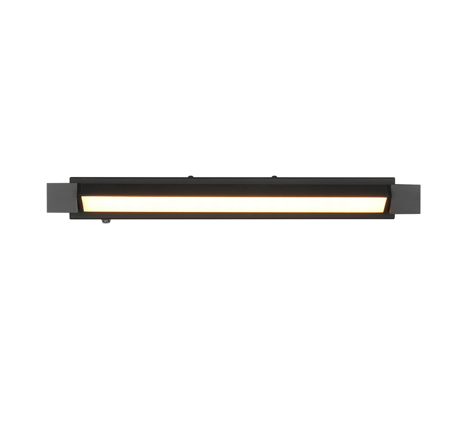 FABRIZIO | Wall lamp | Black mat | Aluminium