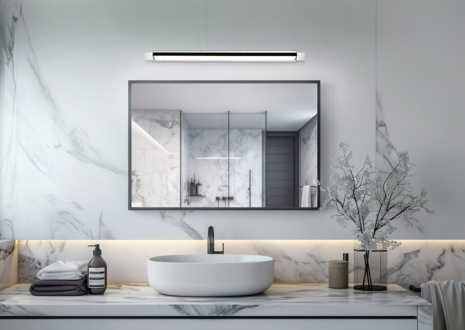 FABRIZIO | Wall lamp | Chrome | Aluminium