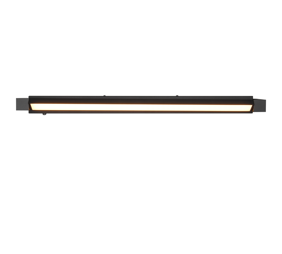FABRIZIO | Wall lamp | Black mat | Aluminium