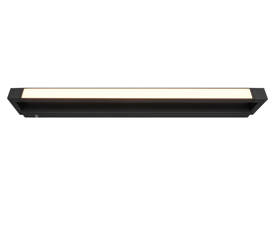 FABRIZIO | Wall lamp | Black mat | Aluminium