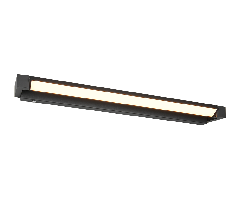 FABRIZIO | Wall lamp | Black mat | Aluminium