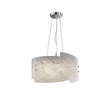 SANDRINA | Pendant | White | Glass