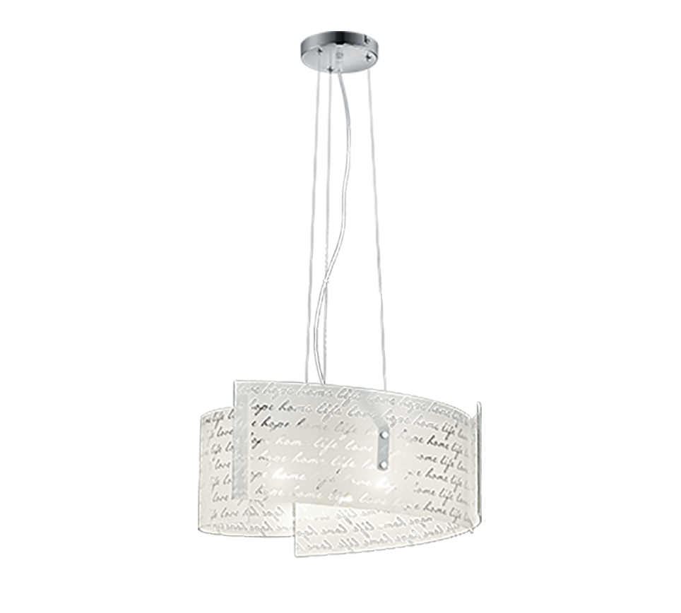 SIGNA | Pendant | White | Metal