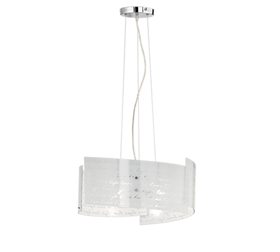 SIGNA | Pendant | White | Metal
