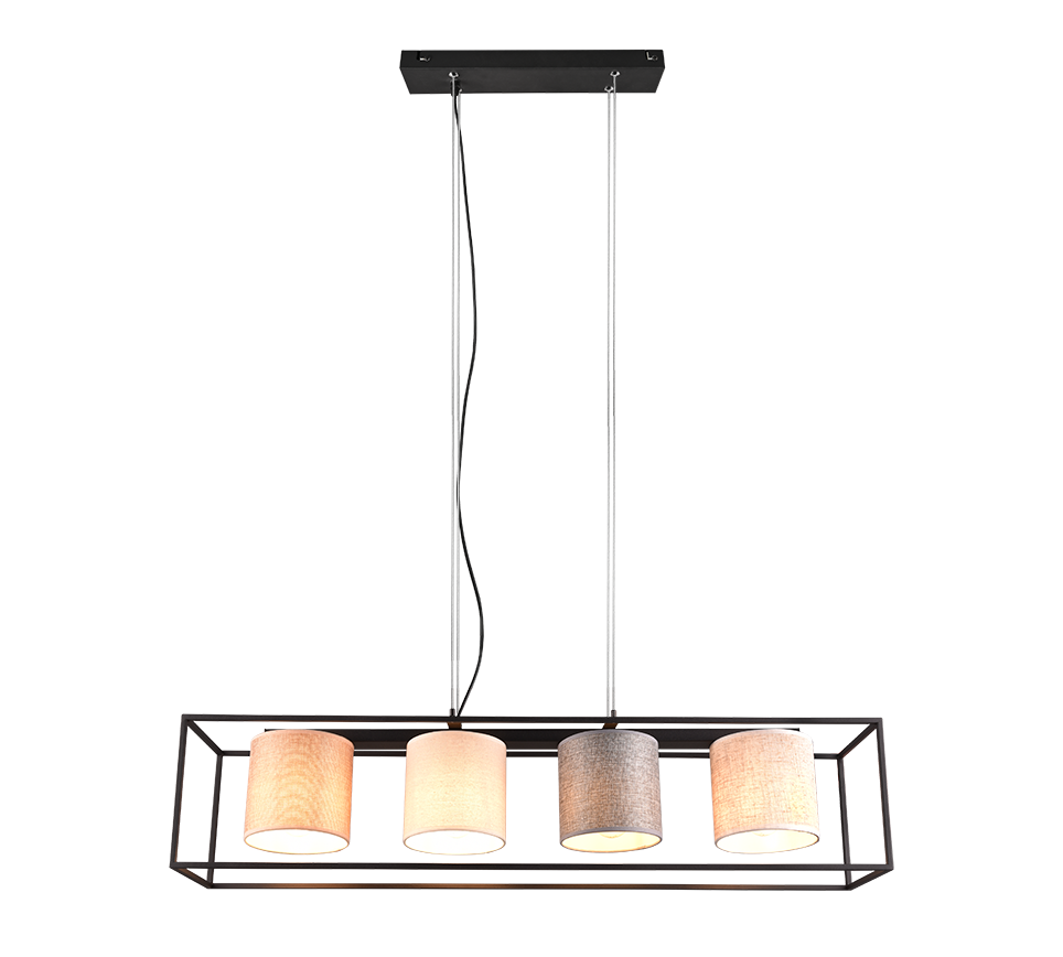 ROSS | Pendant | Black mat | Metal