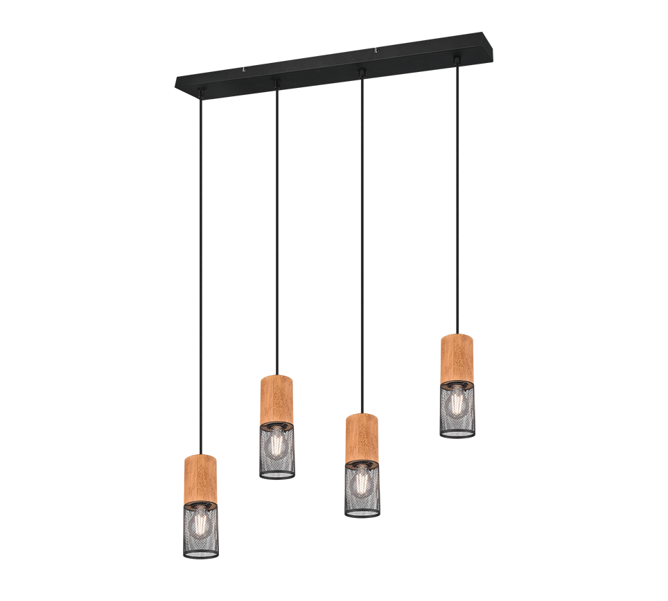 TOSH | Pendant | Black mat | Metal