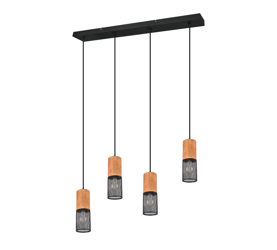 TOSH | Pendant | Black mat | Metal