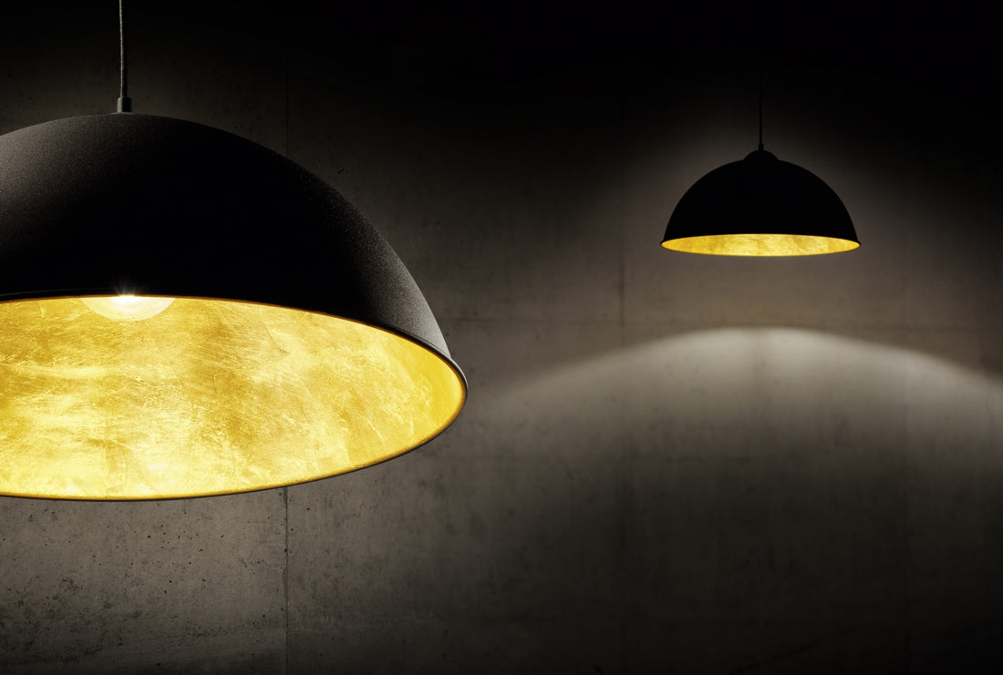 ROMINO II | Pendant | Black mat | Metal