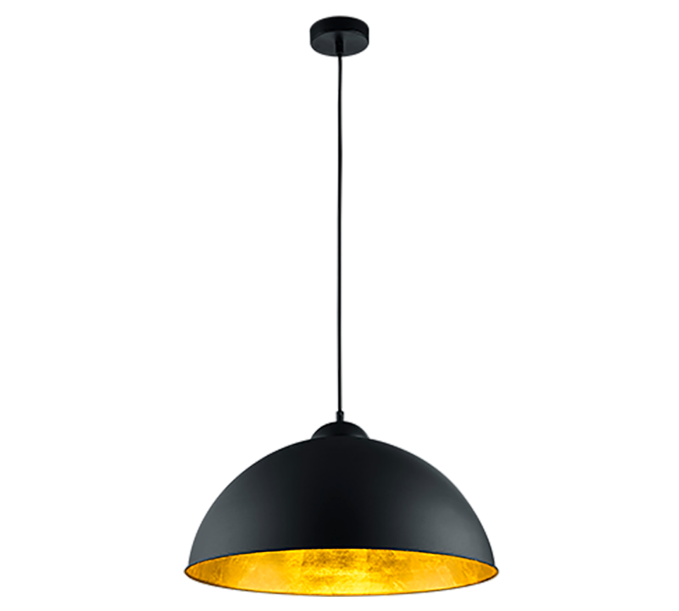 ROMINO II | Pendant | Black mat | Metal