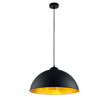 ROMINO II | Pendant | Black mat | Metal