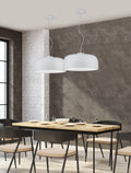 BARON | Pendant | White mat | Metal