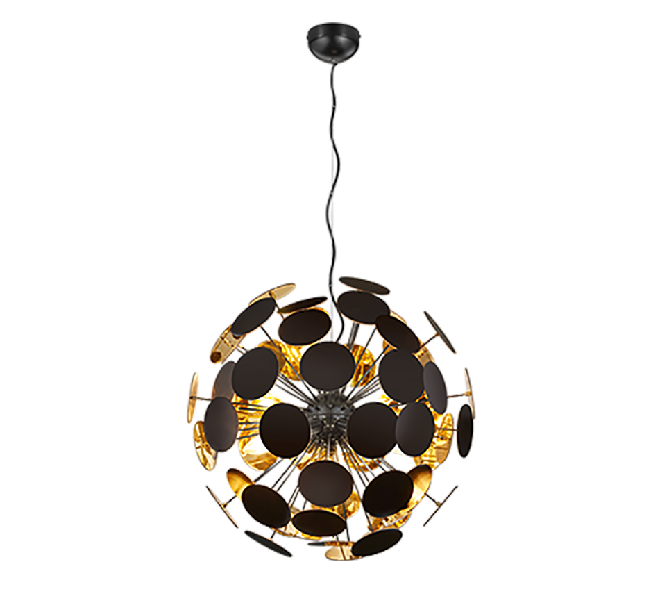 DISCALGO | Pendant | Black mat | Metal