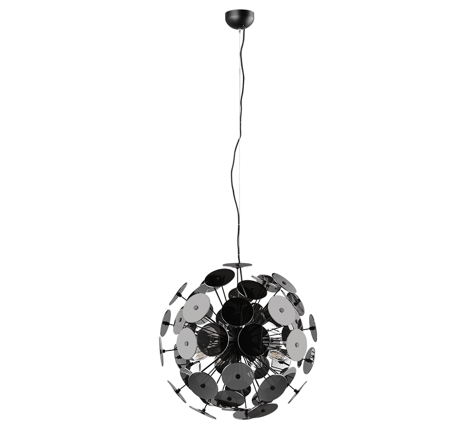 DISCALGO | Pendant | Black mat | Metal