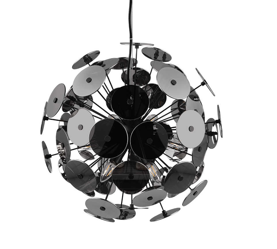 DISCALGO | Pendant | Black mat | Metal