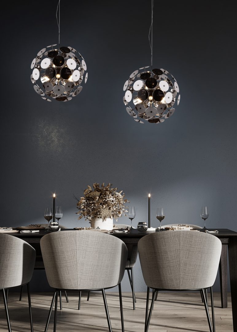 DISCALGO | Pendant | Black mat | Metal