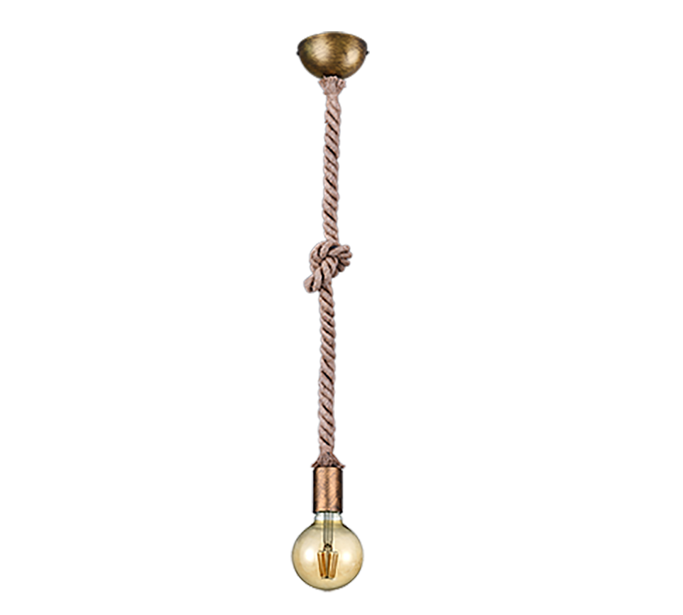 ROPE | Pendant | Old brass | Metal