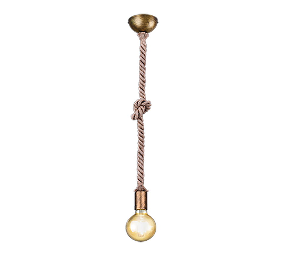 ROPE | Pendant | Old brass | Metal