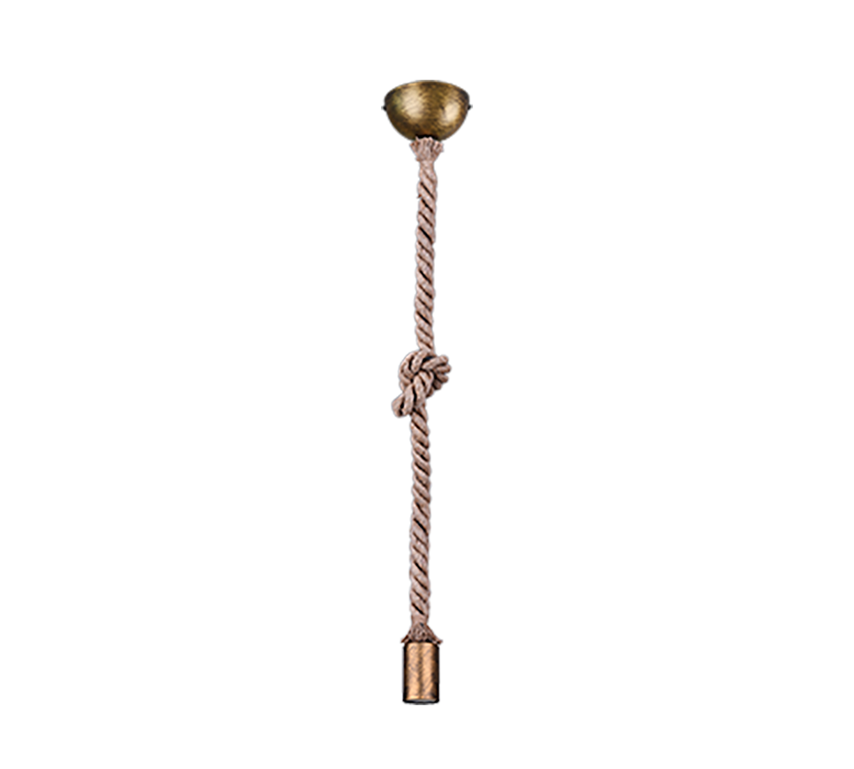 ROPE | Pendant | Old brass | Metal