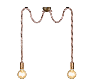 ROPE | Pendant | Old brass | Metal