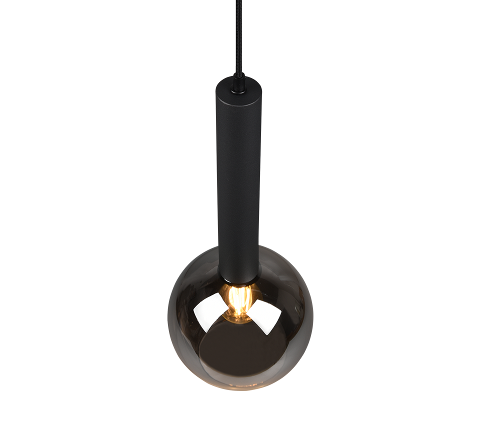 CLAYTON | Pendant | Black mat | Metal