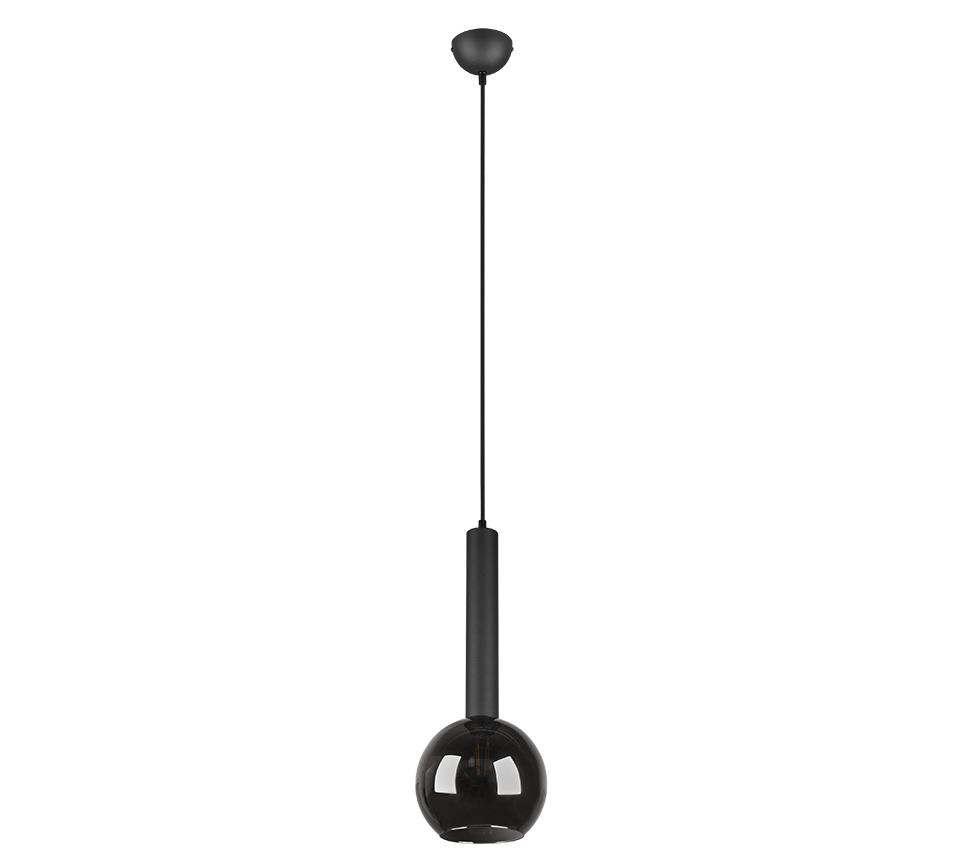 CLAYTON | Pendant | Black mat | Metal