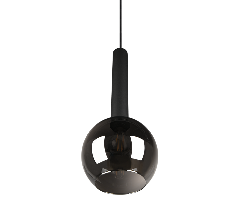 CLAYTON | Pendant | Black mat | Metal