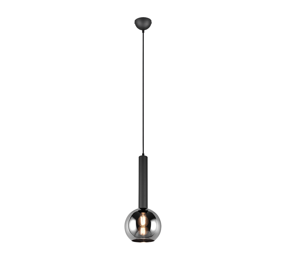 CLAYTON | Pendant | Black mat | Metal