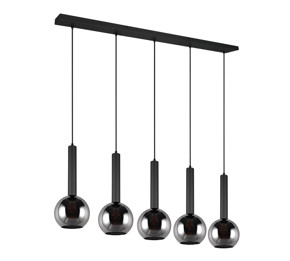 CLAYTON | Pendant | Black mat | Metal