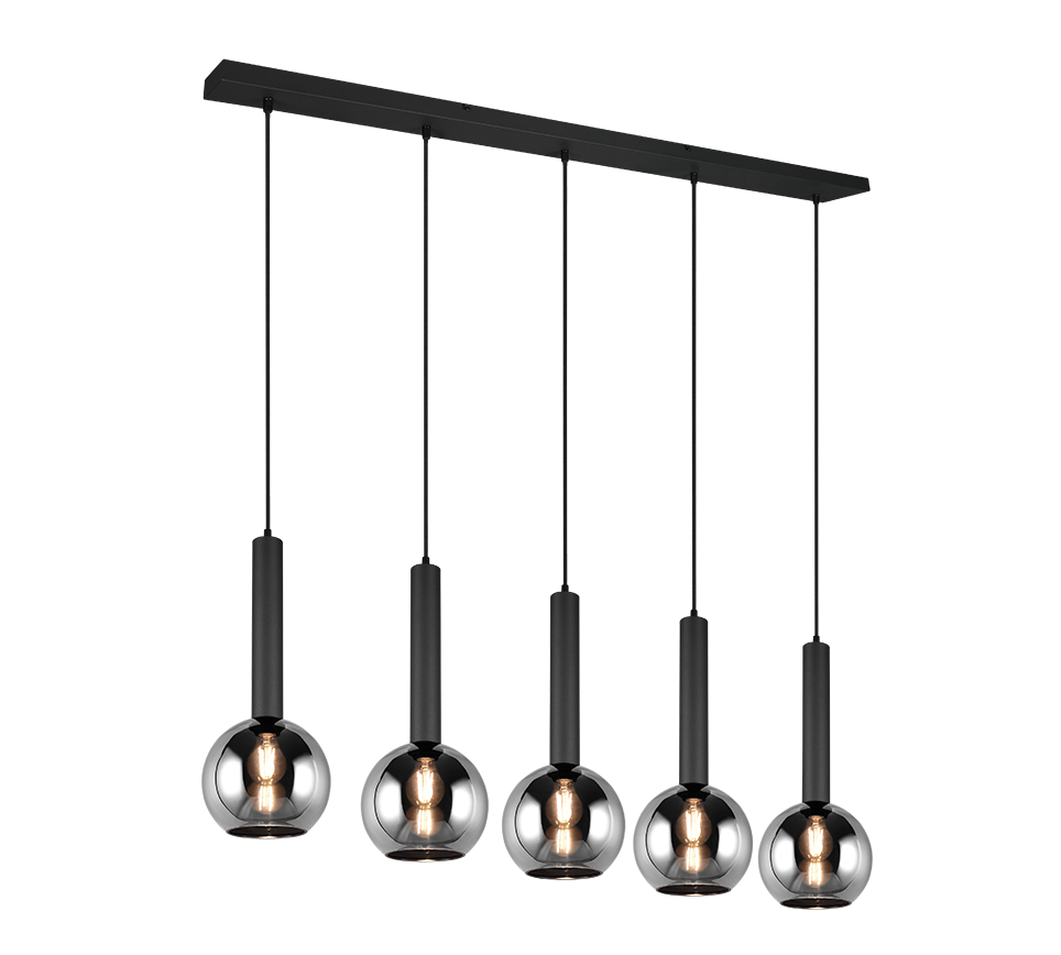 CLAYTON | Pendant | Black mat | Metal