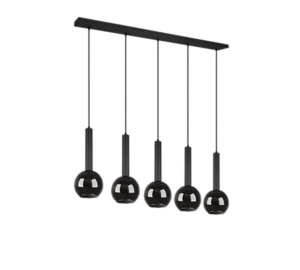 CLAYTON | Pendant | Black mat | Metal