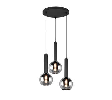 CLAYTON | Pendant | Black mat | Metal
