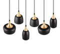 CHIRAZ | Pendant | Black mat | Metal