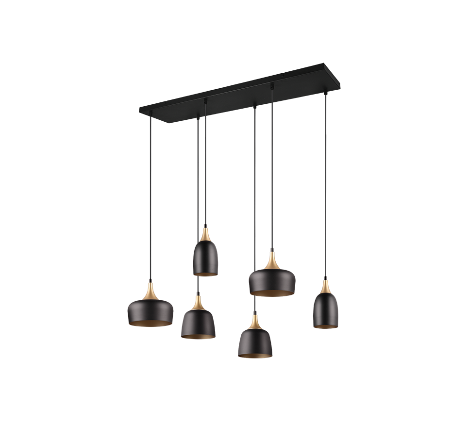 CHIRAZ | Pendant | Black mat | Metal