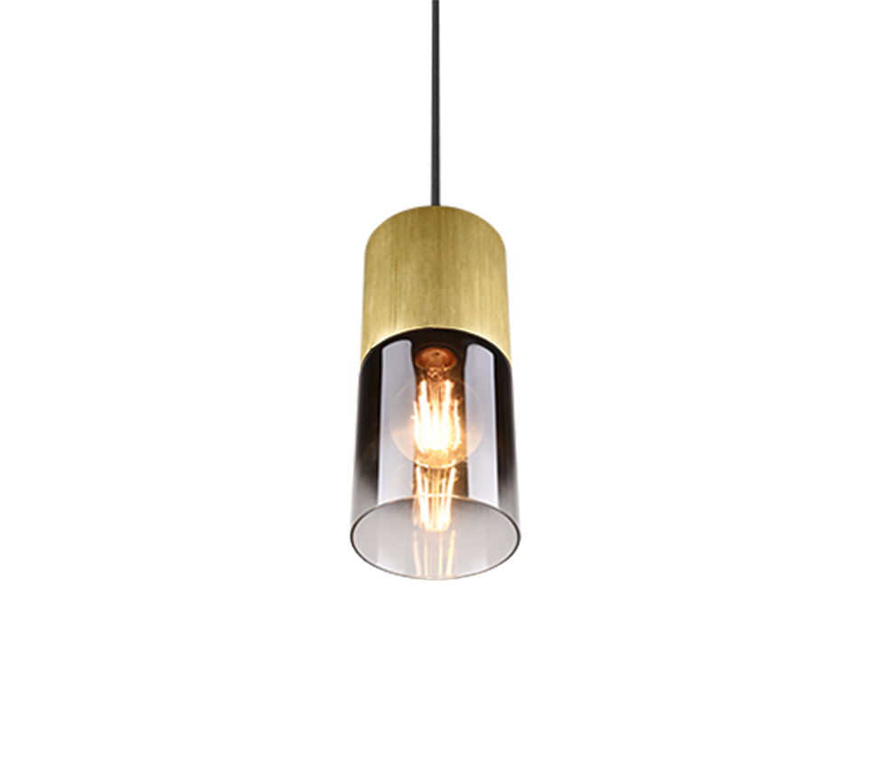 ROBIN | Pendant | Brass mat | Metal