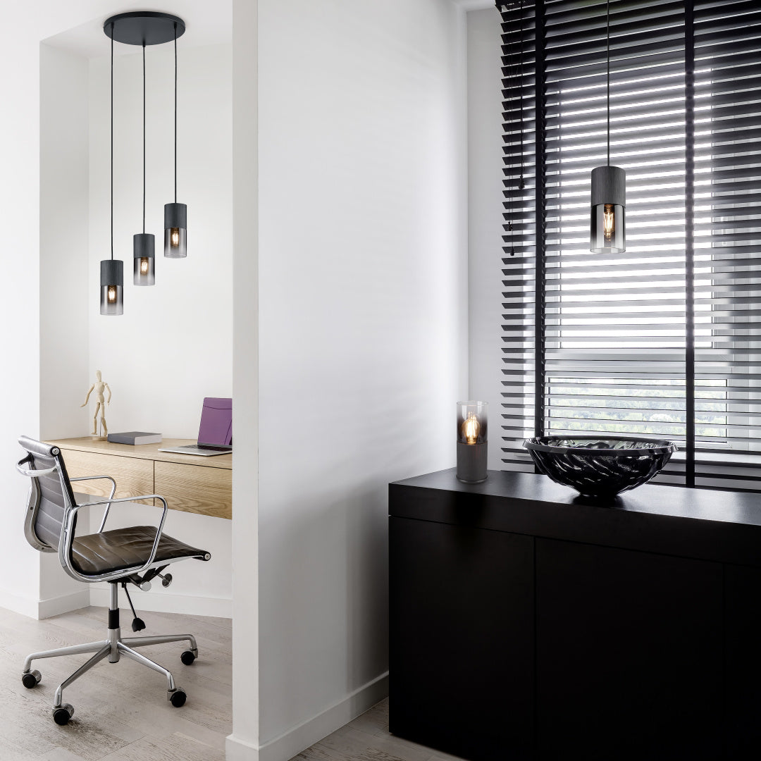 ROBIN | Pendant | Black mat | Metal